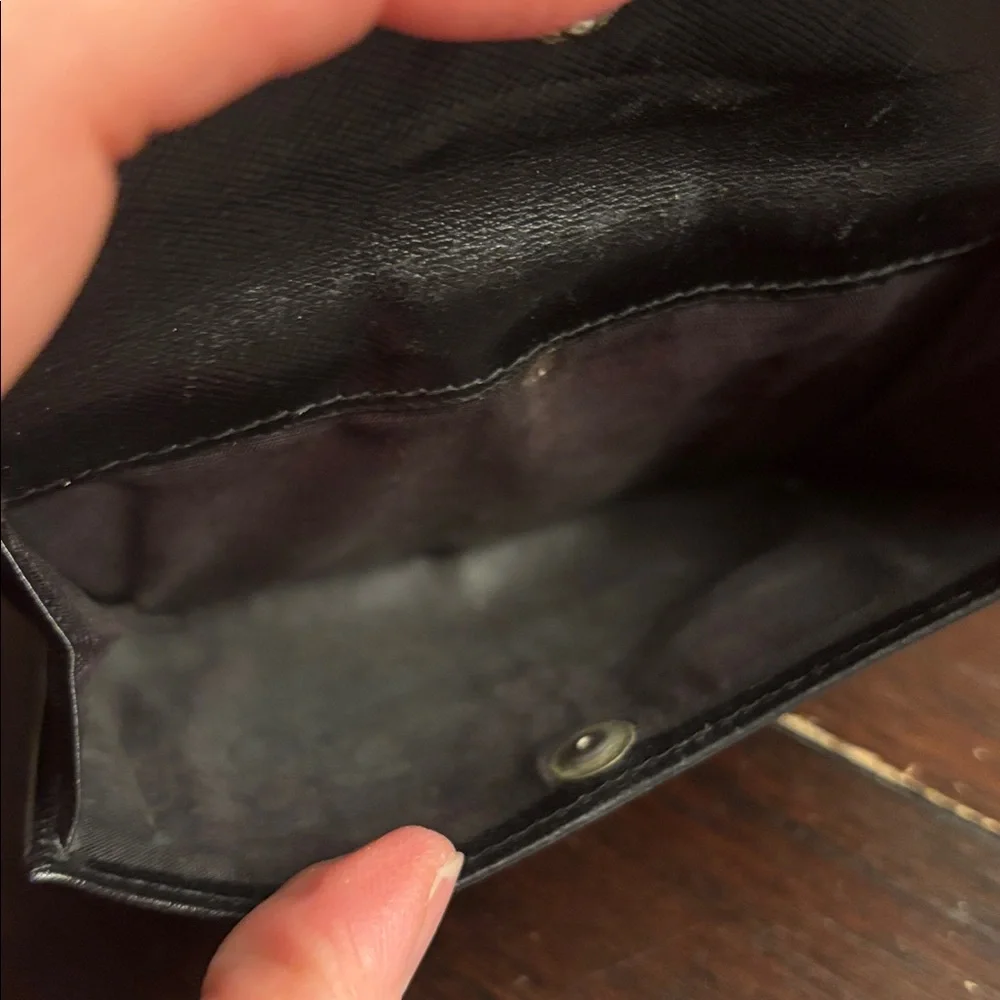Prada Black Saffiano Leather Wallet
